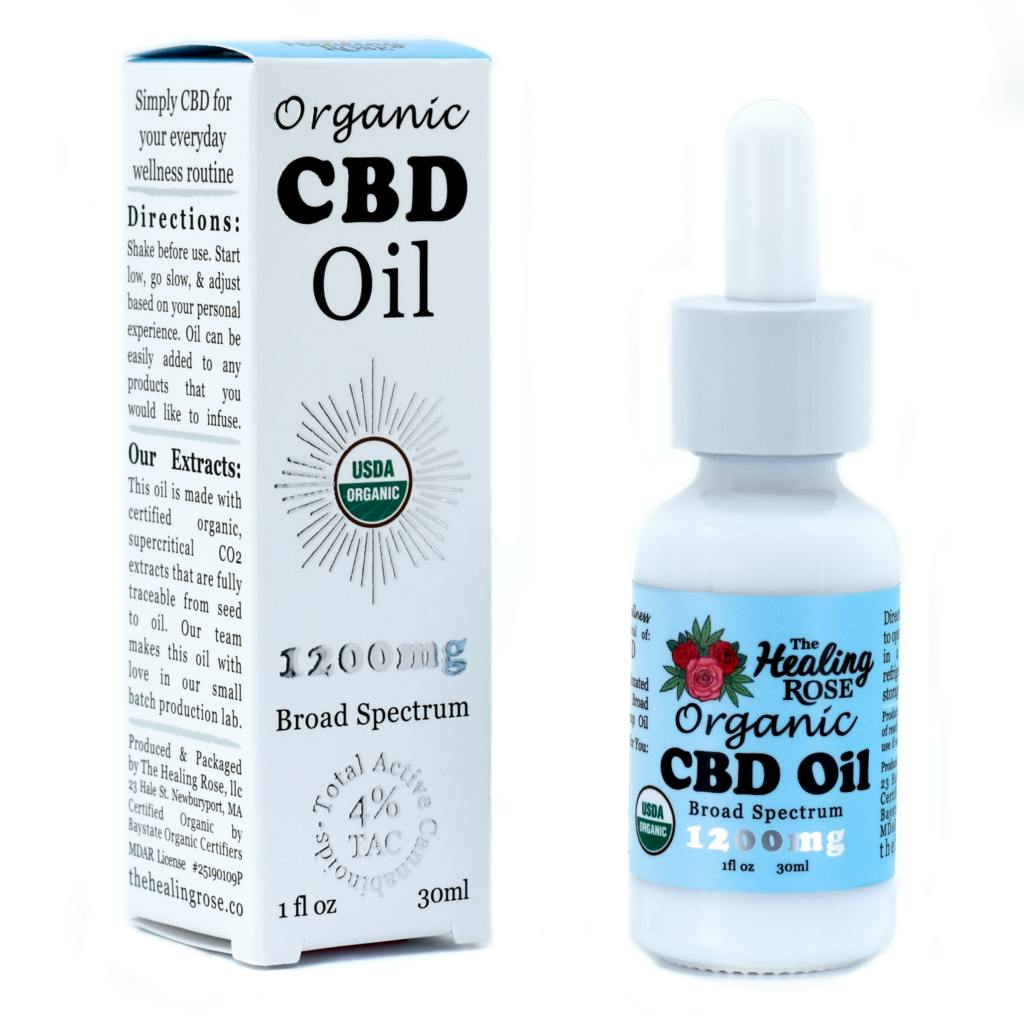 Organic Broad Spectrum CBD Oil | 1200mg