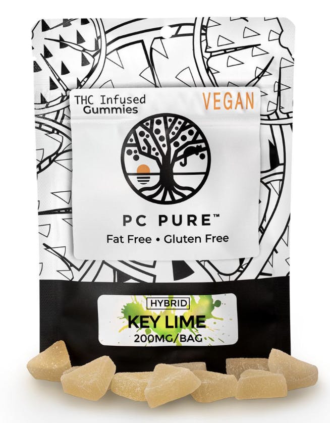 Product: PC Pure | Gummies - 200mg - Key Lime (Hybrid)