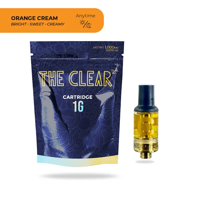 The Clear Cartridge Orange Cream 1g (hybrid, cartridges)