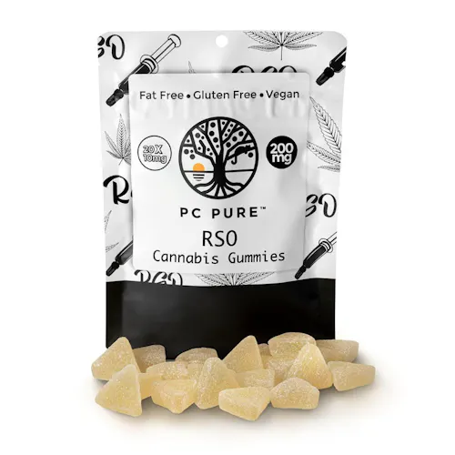 PC Pure Blueberry Cheesecake RSO Gummies 200mg Rec-active