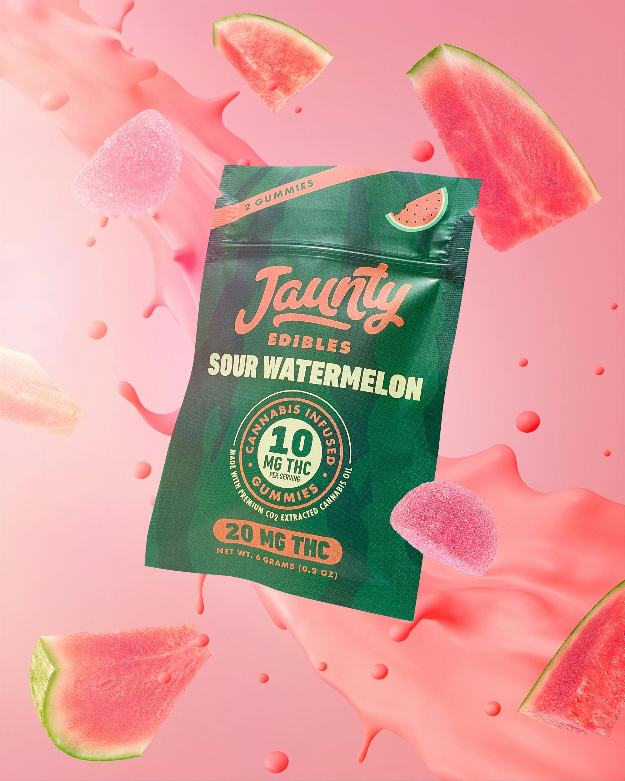 Sour Watermelon Gummies | 20mg | 2pk-1