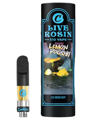 Cookies – Lemon Dog Shit – Live Rosin – 510 Cart-active