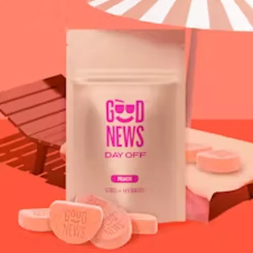 Day Off Peach (S) – Gummies CBD:THC (1:1) (100mg)-active