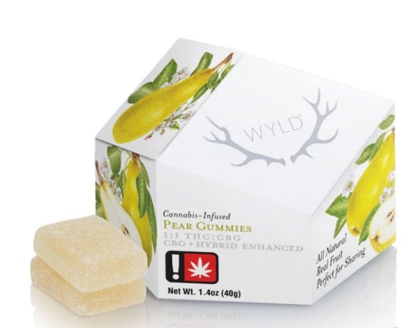 Wyld | THC:CBG Pear Hybrid Gummies