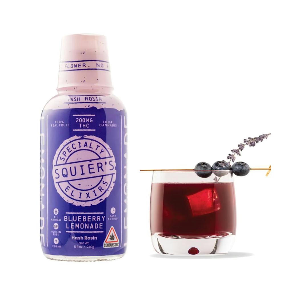 Product Blueberry Lemonade Hash Rosin Elixir (8oz) - 200MG