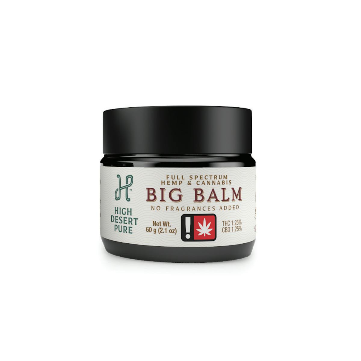 Photo of High Desert Pure 60g Full Spectrum Hemp & Cannabis BIG Balm