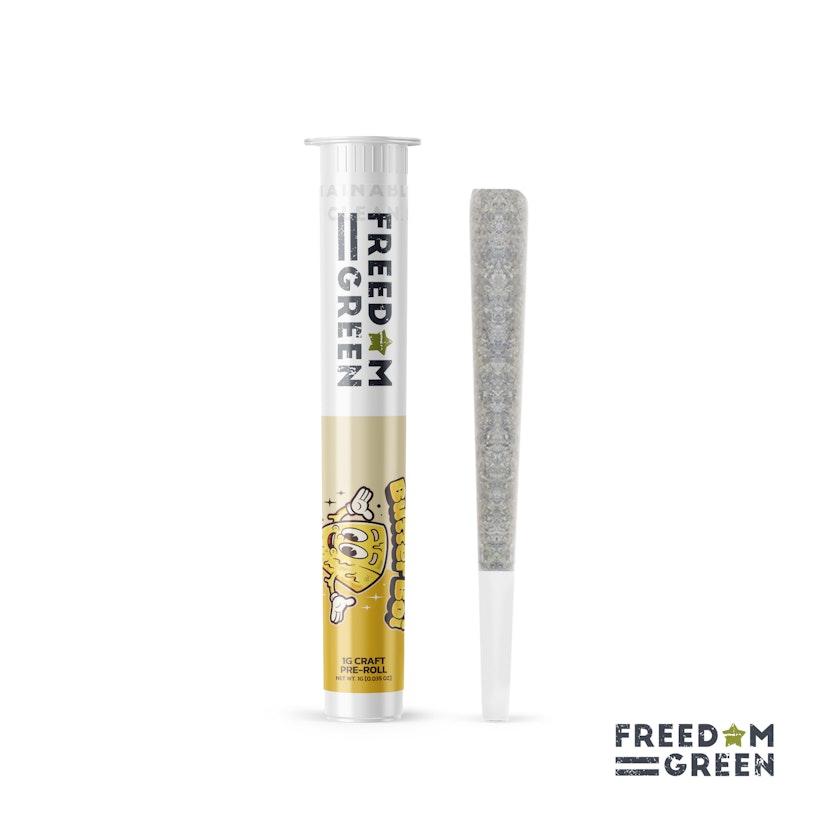 Freedom Green Farms 1g Preroll Butter Boi