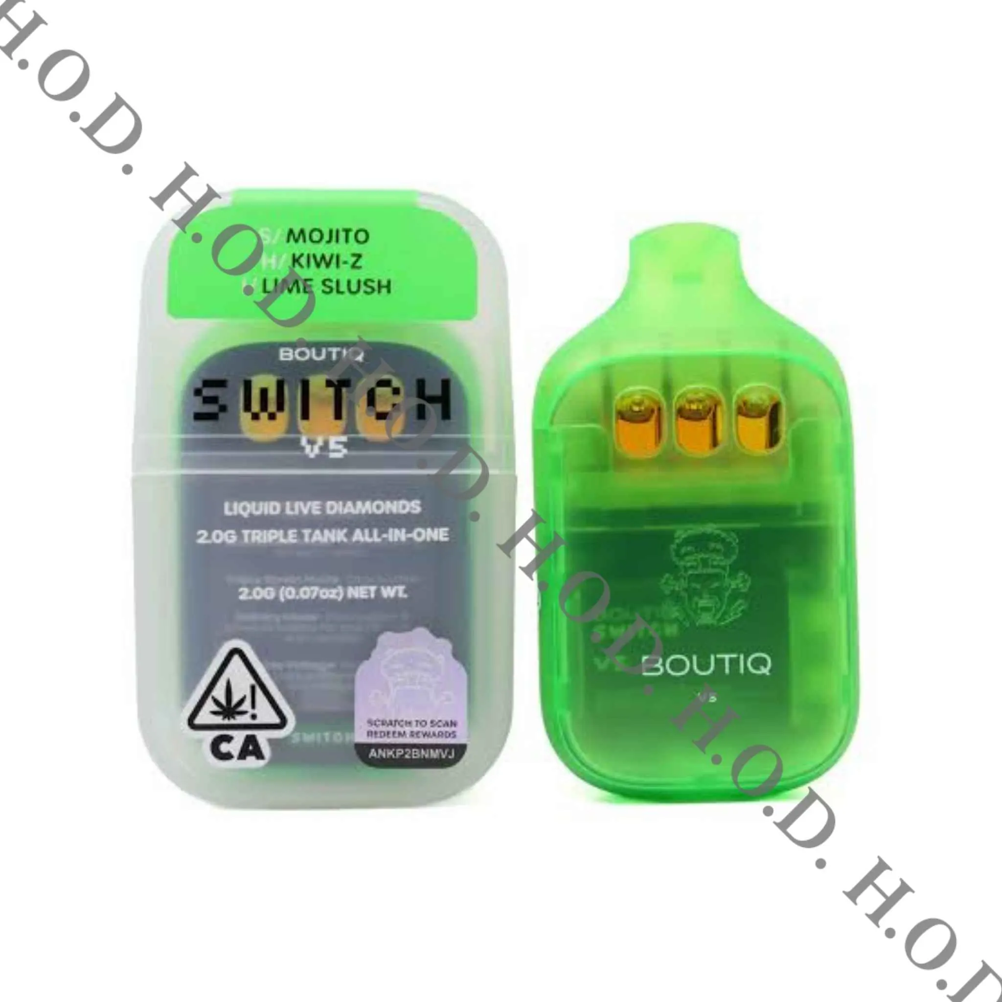 Boutiq Switch Blue Crack x Chem Berry x Honeycomb Disposable 2g