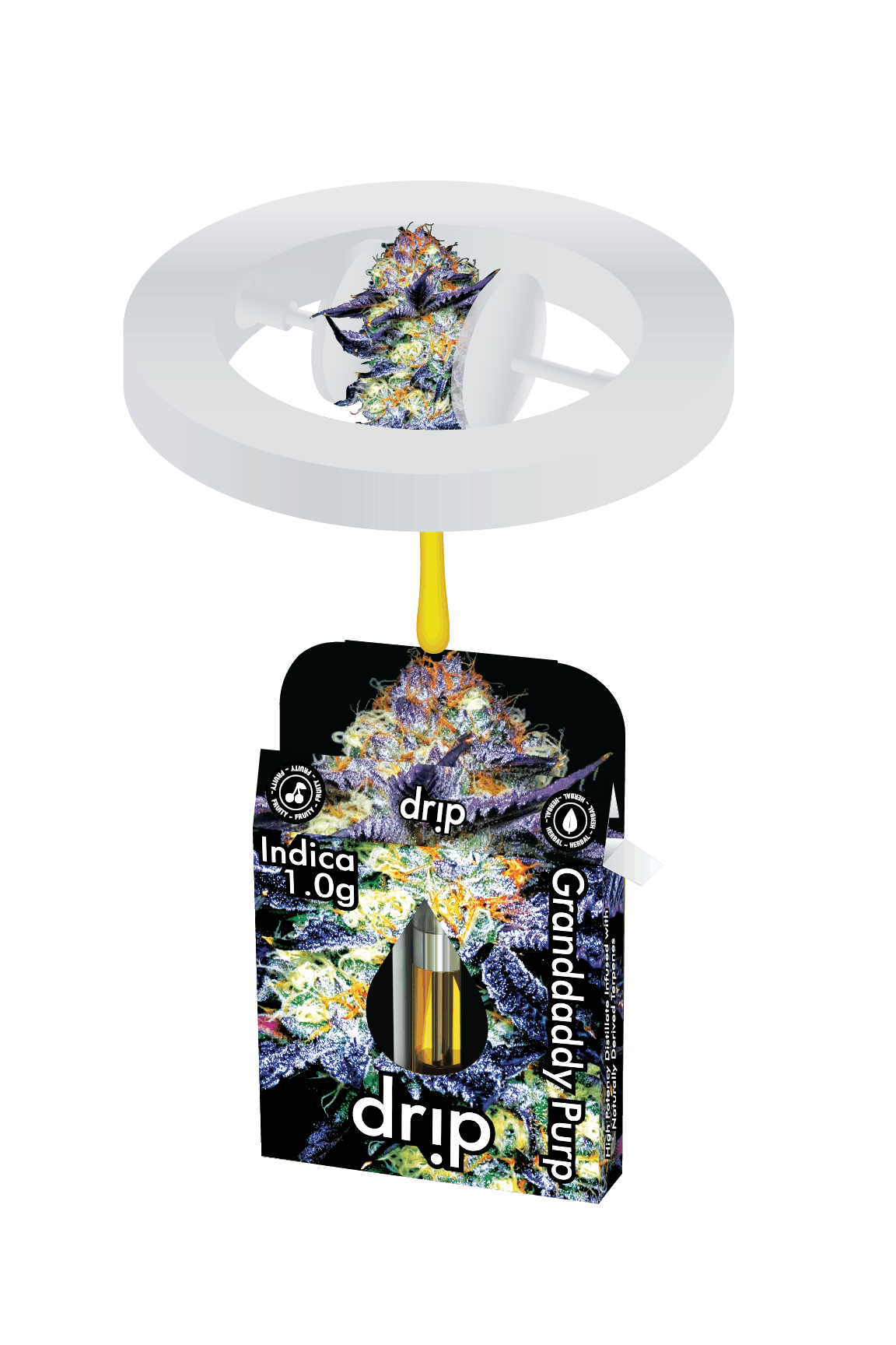 Product: DRIP | GRANDDADDY PURP | CART INDICA
