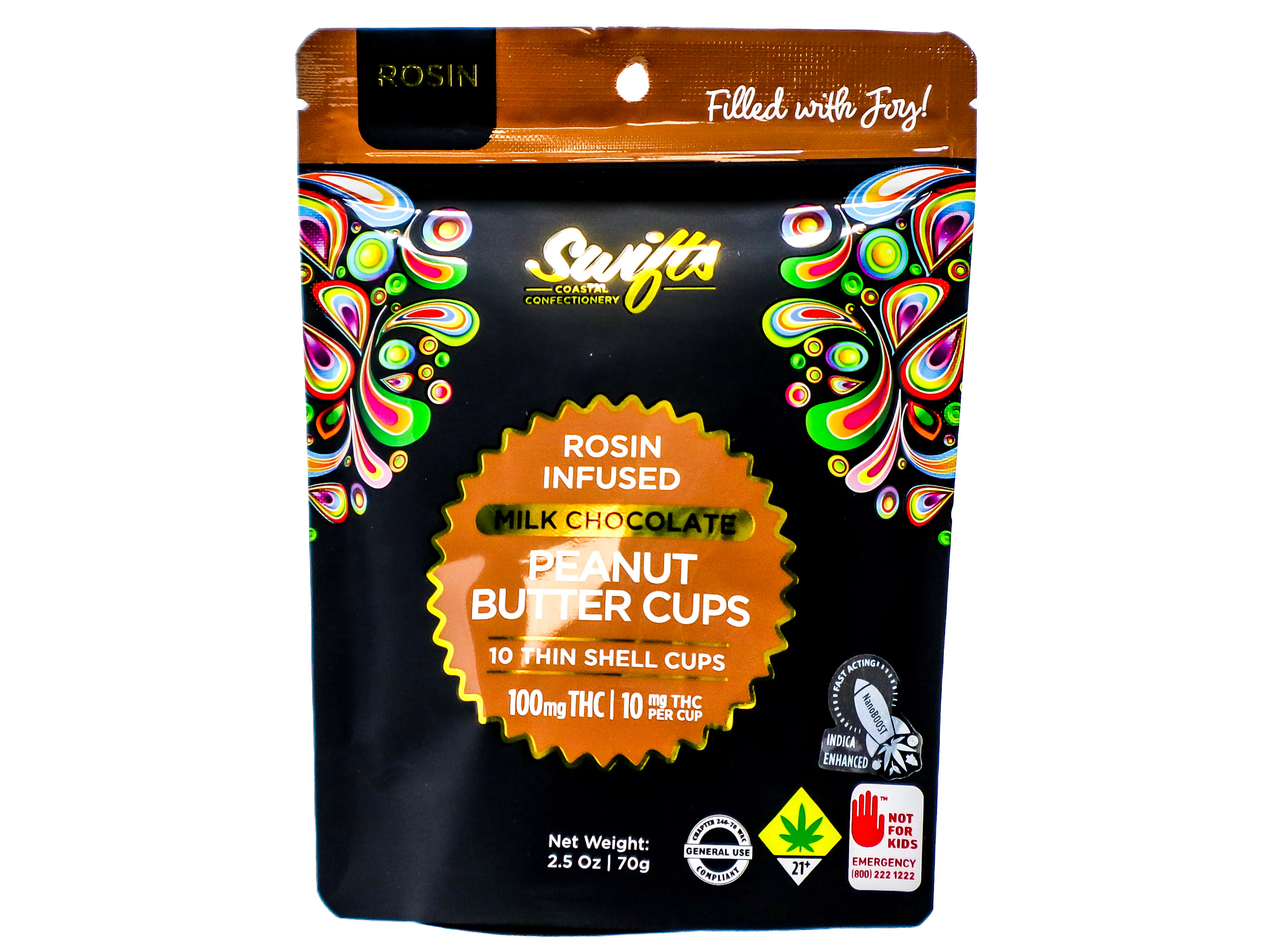 GL Peanut Butter Cup Rosin Indica 10pk 100mg 53604 S31 | Cannabis