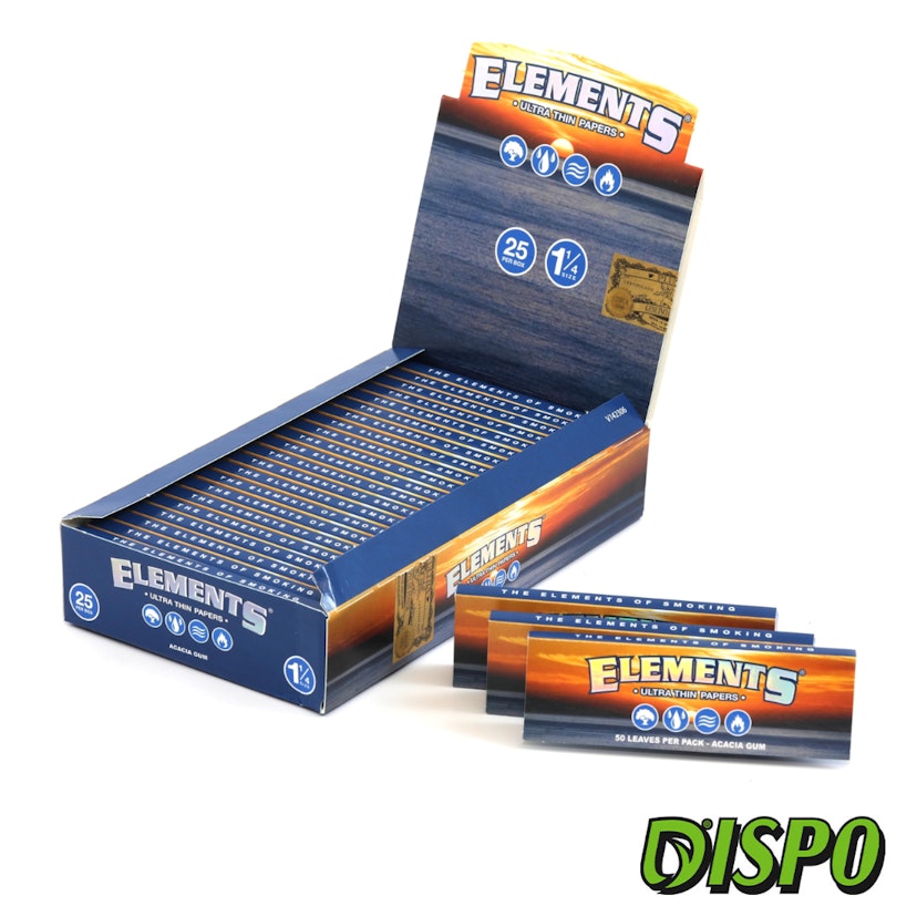 Elements - Ultra Thin Rice Rolling Papers 1 1/4
