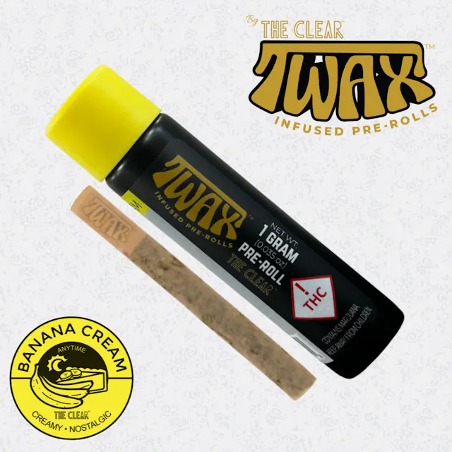 TWAX Infused Pre-Roll Banana Cream 1g (hybrid)