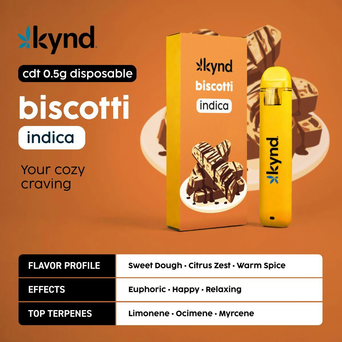 kynd disposable vape not working Biscotti (I) 0.5g at AYR New Jersey Choose:Kiwi Passion Fruit Guava Vape Cartridge Battery vuse pods utah Vuse