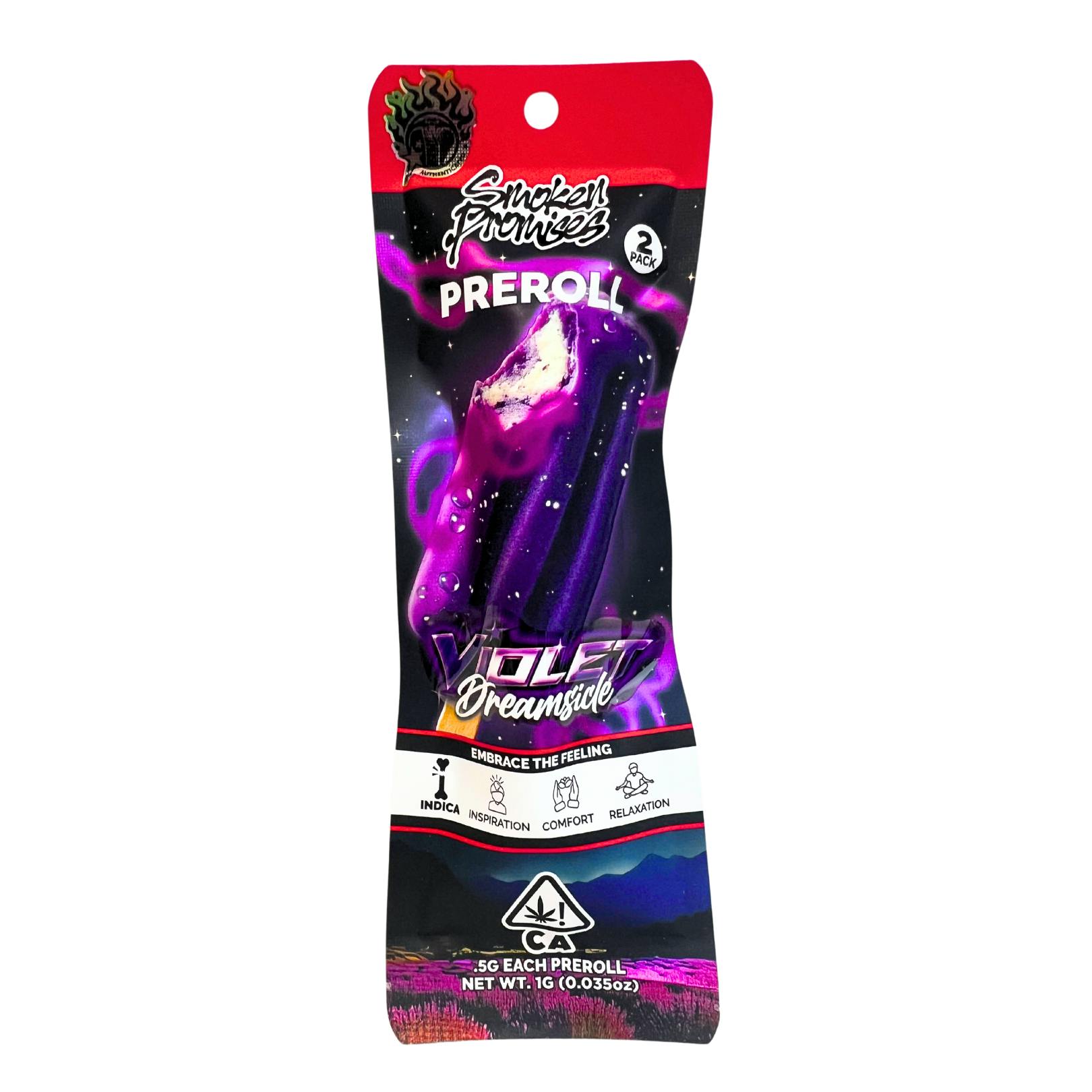 VIOLET DREAMSICLE 2PK PREROLLS