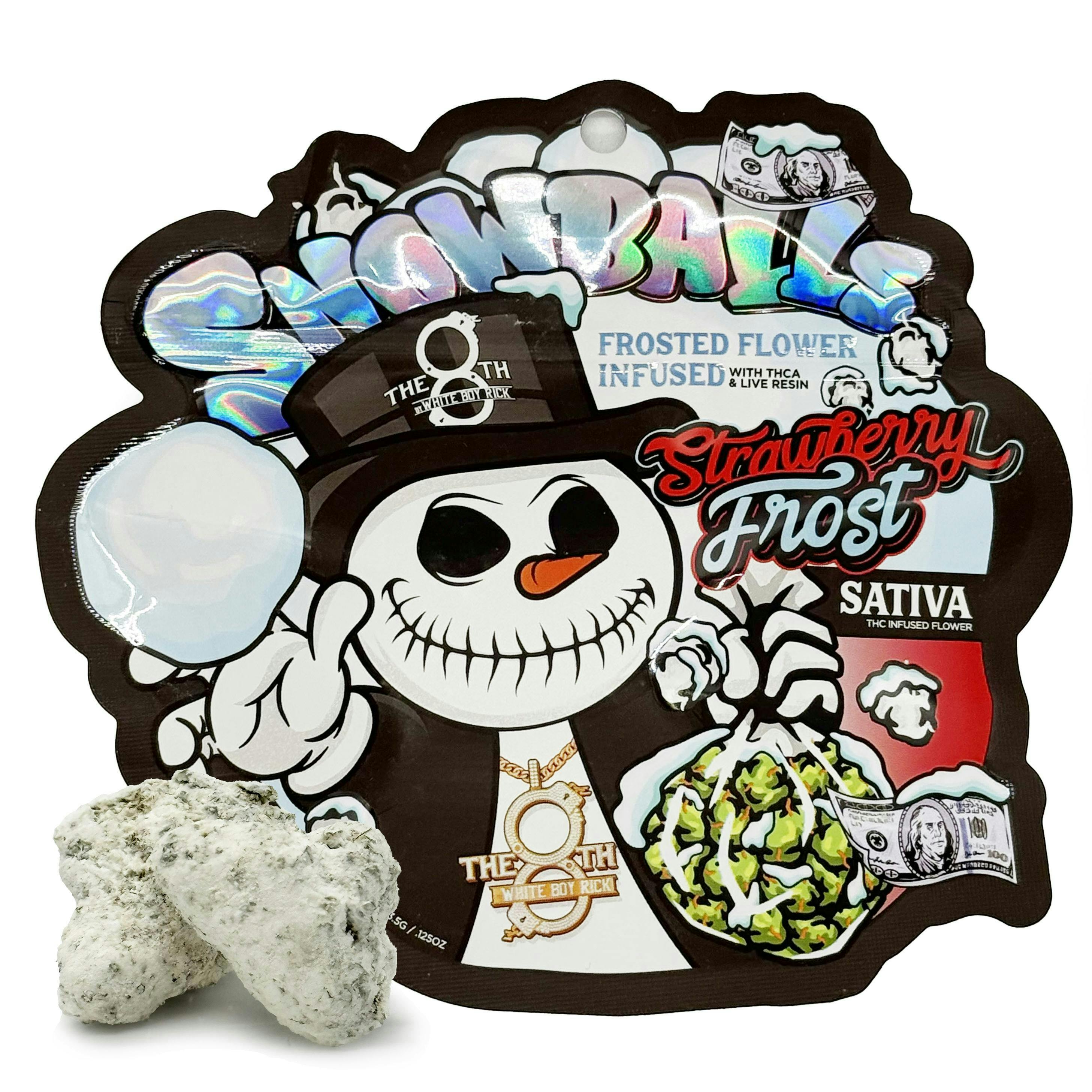 THE 8TH BY WHITE BOY RICK | STRAWBERRY FROST - SNOWBALLS PREPACK INDICA-HYBRID