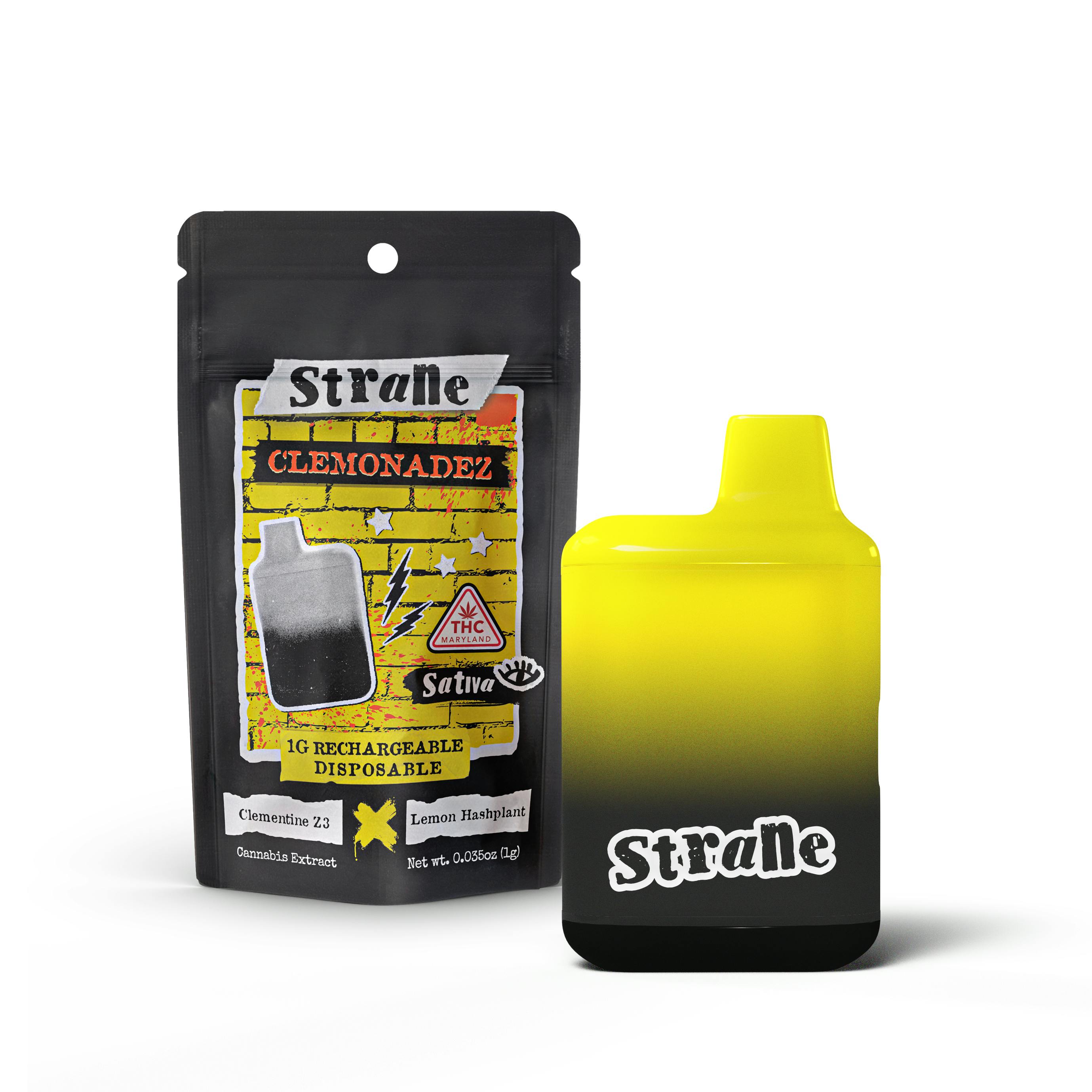 Clemonadez Live Terp Disposable Pen 1g - Strane - Remedy Maryland