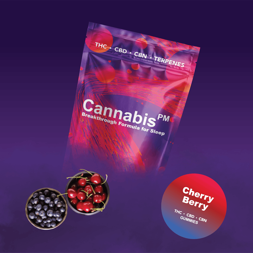 CannabisPM | 50mg Gummies | Cherry Berry 1:1:1 THC:CBD:CBN