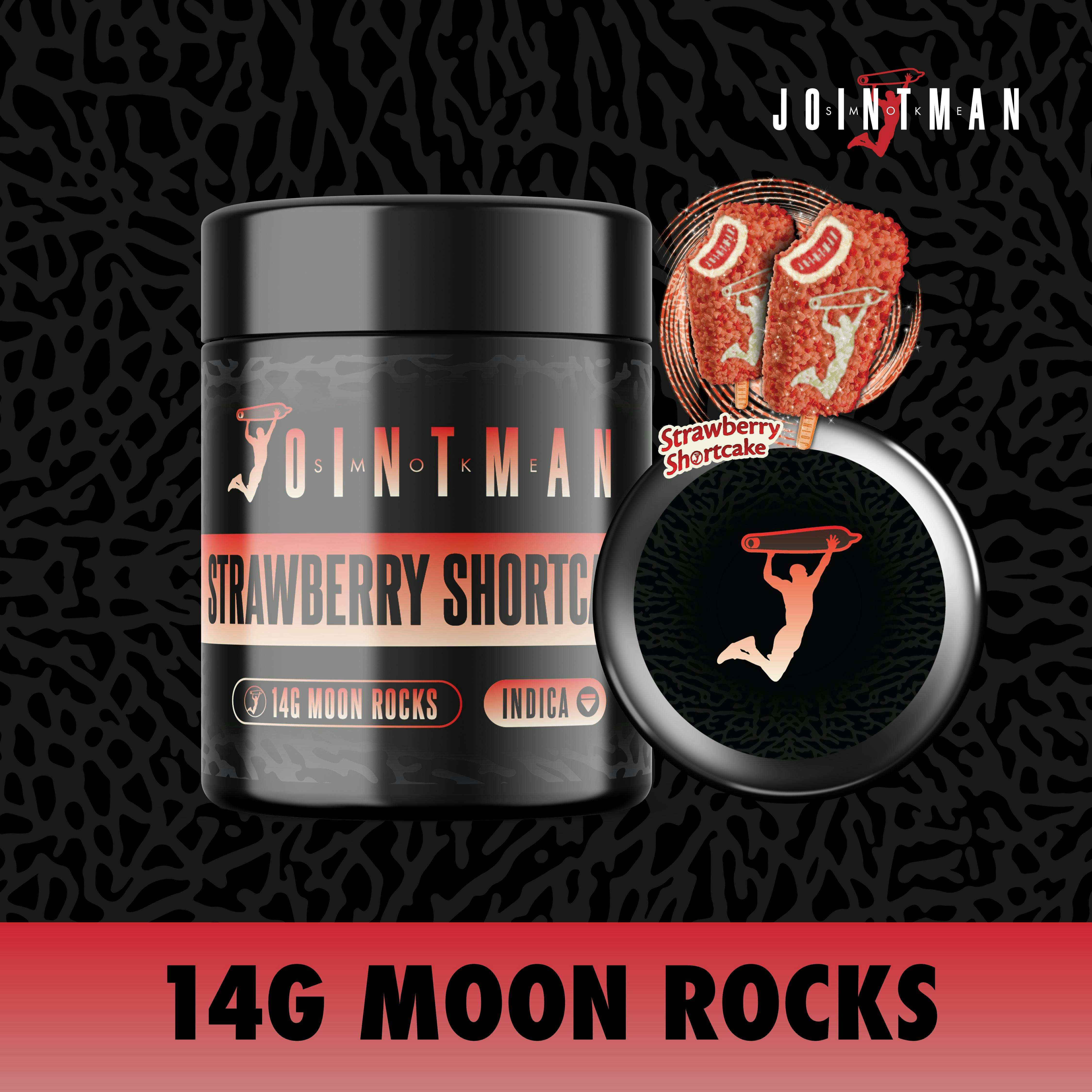 Jointman - 14g Moon Rock Jar - Strawberry Shortcake