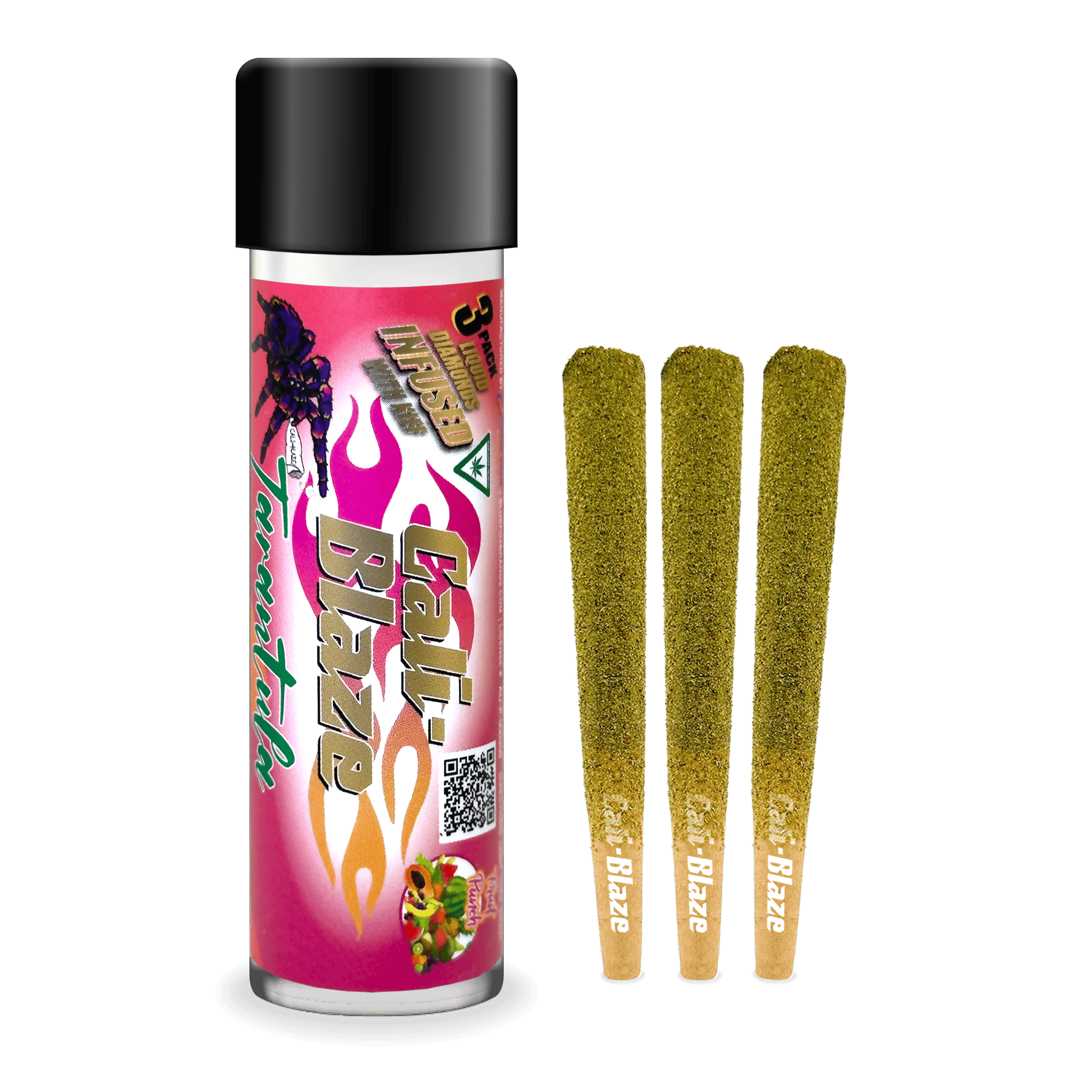 Cali-Blaze | Tarantula Pre-Roll 3-Pack - 3g - Fruit Punch