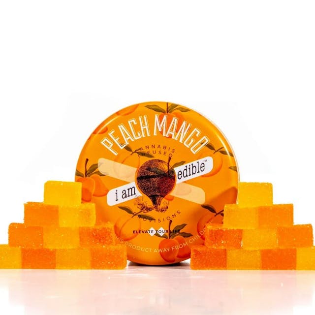 Peach Mango (H) - Fruit Chew (100mg 20-pack) - IamEdible - Image 2