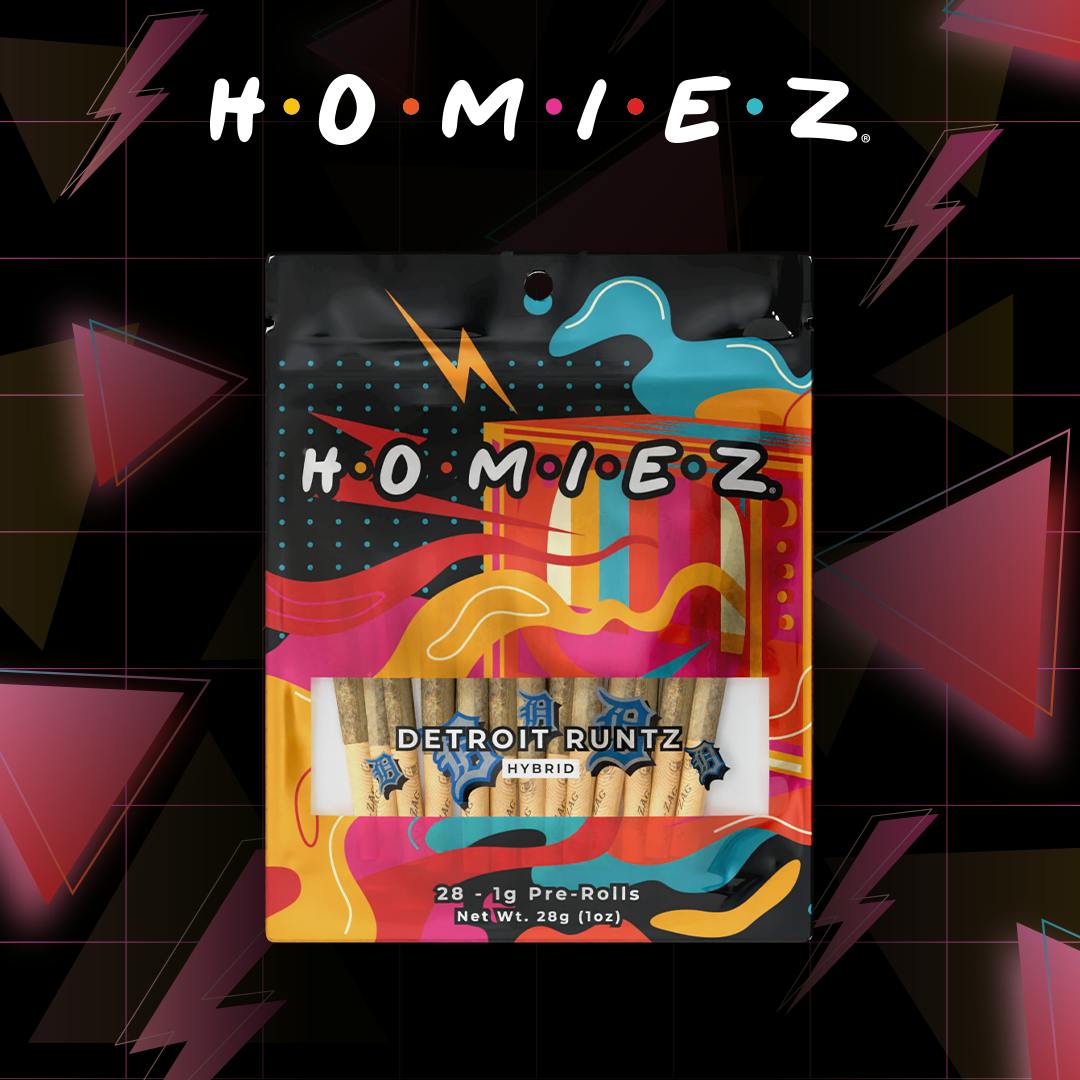 Homiez - 28-Pack 1g Prerolls - Detroit Runtz