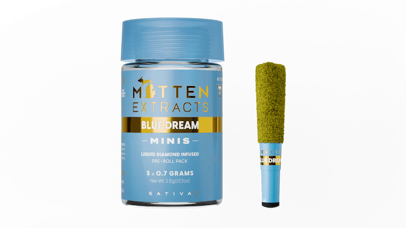 Mitten Extracts Infused Pre-Roll 5pk | Blue Dream