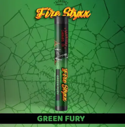 Simpler Daze Fire Styxx Green Fury 1g Infused Pre-Roll-active