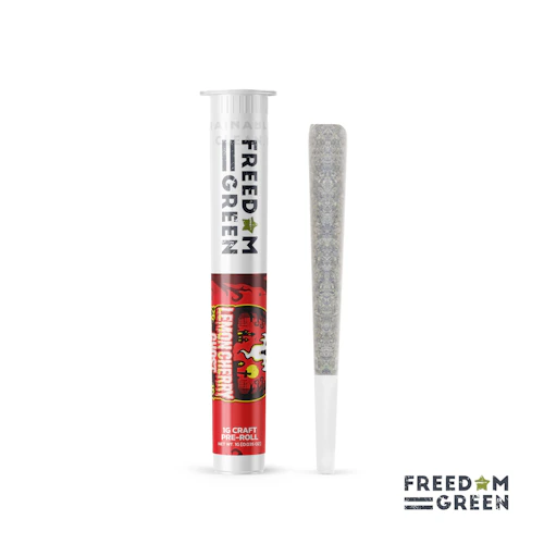 Freedom Green - 1g Pre-Roll - Lemon Cherry Ghost