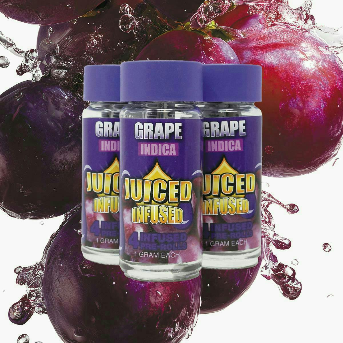 Juiced Infused Donut Hole 4pk | Grape (Indica)