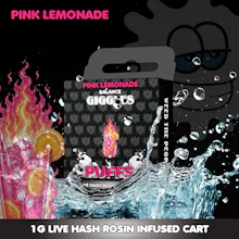 Giggles - 1g Live Rosin Cart - Pink Lemonade - CARTRIDGES by Giggles at King of Budz