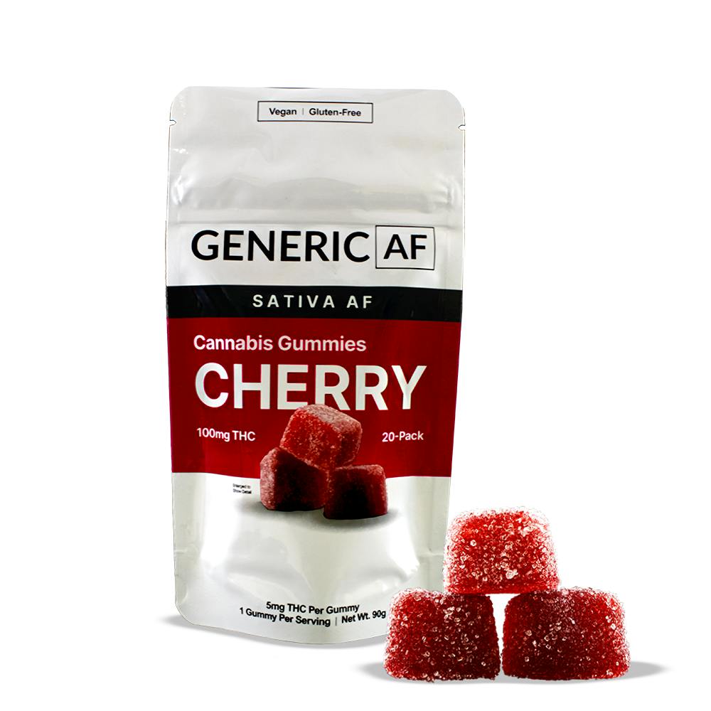 Generic AF | Gummy | Cherry | 100mg 20pk