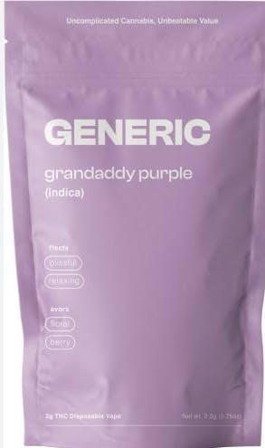 Generic - Disposable - Grandaddy Purple (I) (2.0g)
