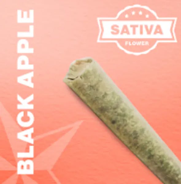 Black Apple (S) - 1g Pre Roll - Green Meadows