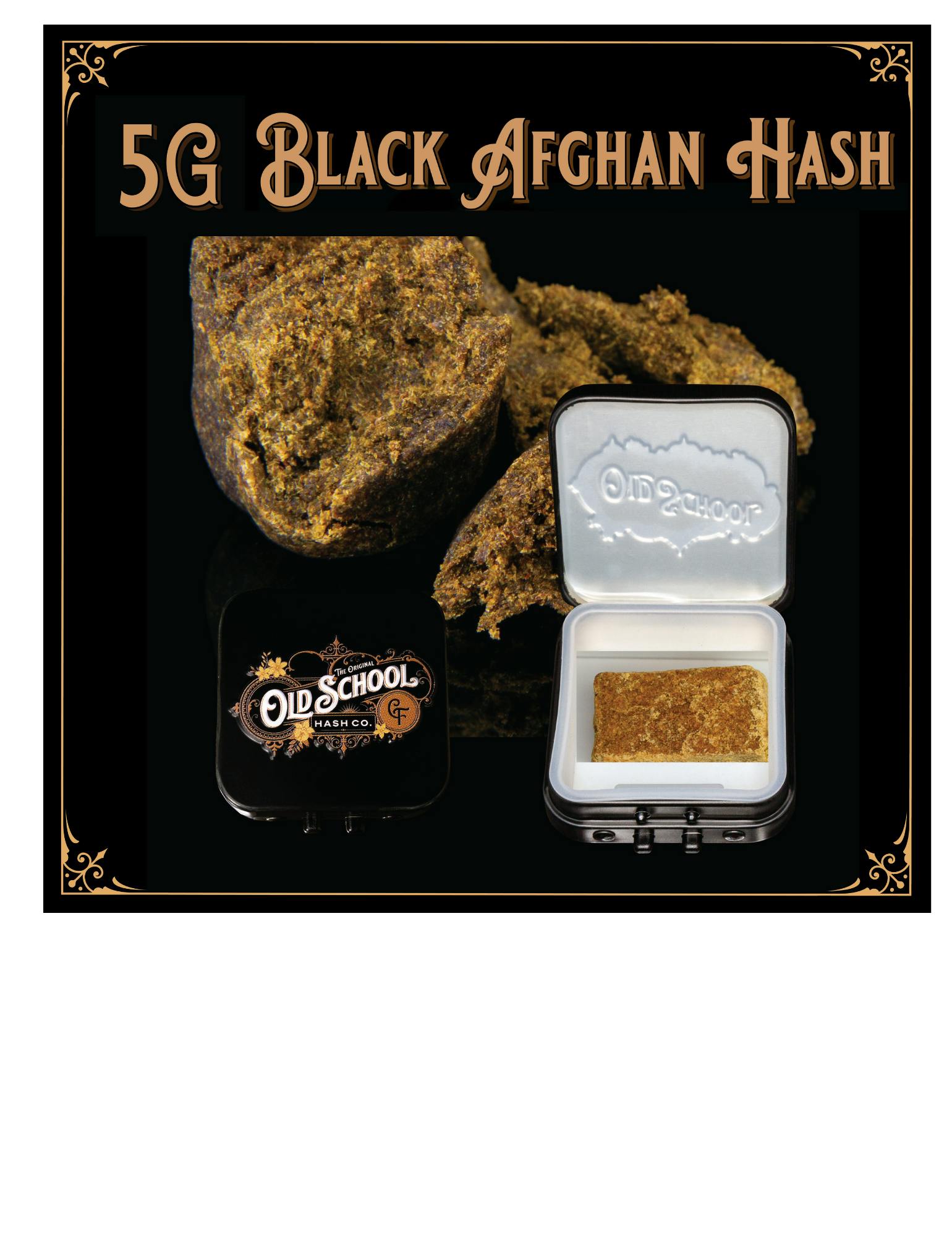 Product: OSHC | Black Afghan | Hash | 5g | Indica