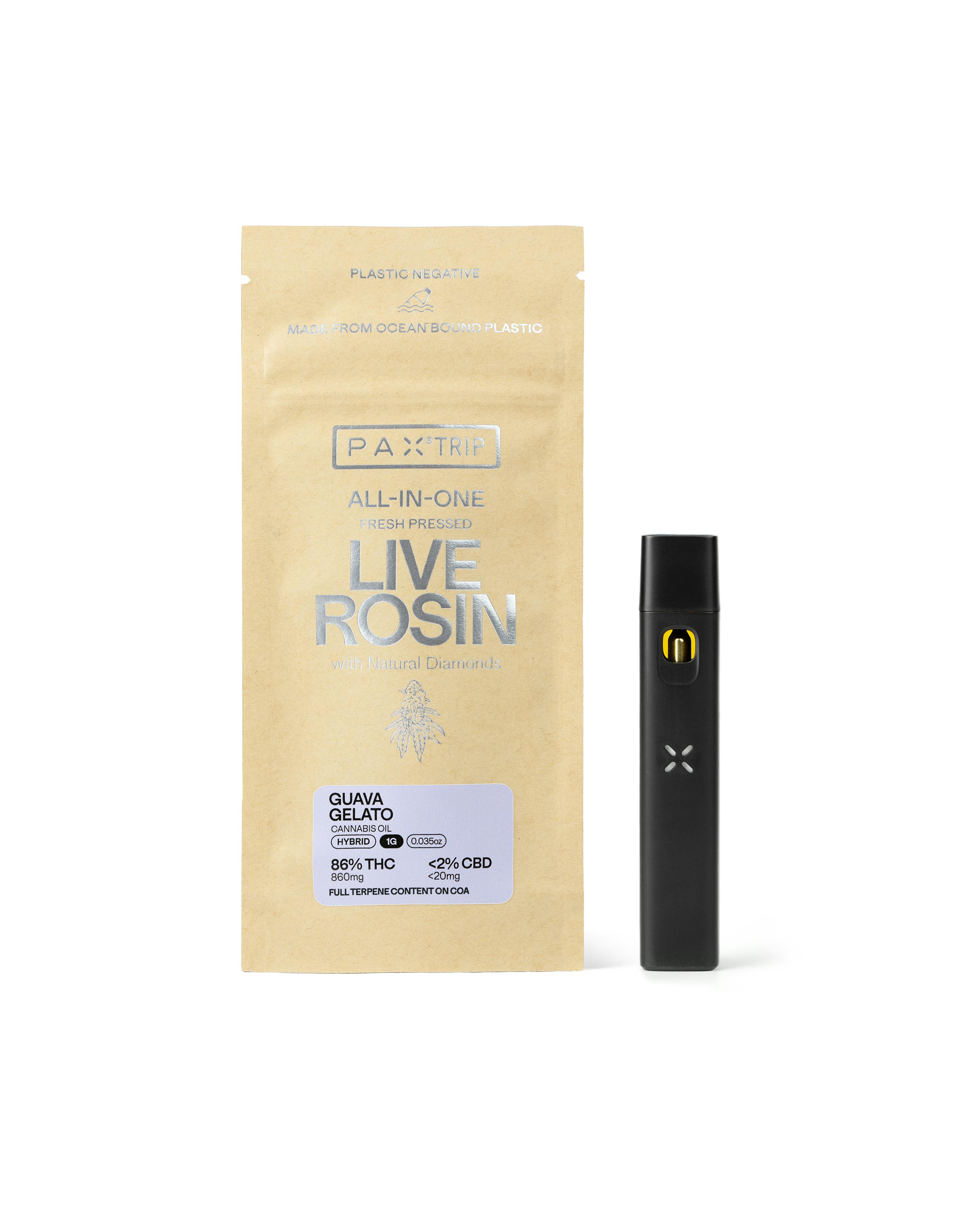 Shop PAX Live Rosin GUAVA GELATO Trip | 1 g AIO in New York