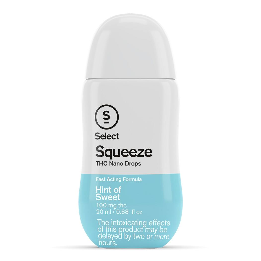 Select Squeeze Beverage Hint of Sweet 100mg