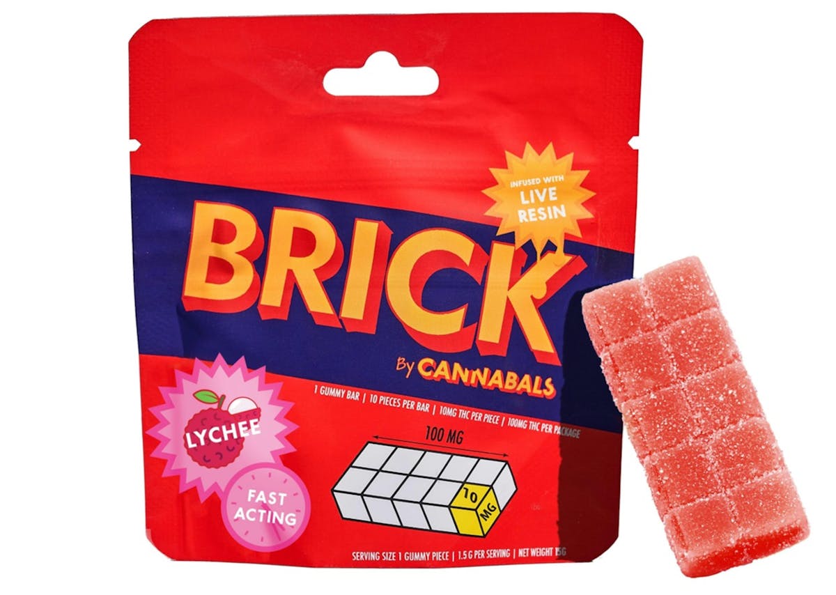 Photo of Cannabals | Lychee Brick 100mg