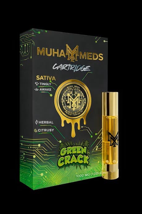 Muha Meds MUHA MEDS | GREEN CRACK | CART SATIVA — VAPORIZERS