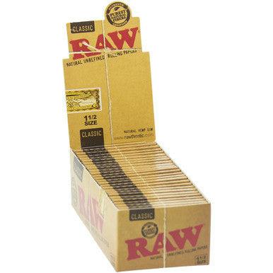 Raw Paper Classic 1 1/2 Size Paper 33 Leaves