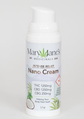 Mary Jane's - Nano Cream - 1250mg THC/1250mg CBD/250mg CBG | Sante`