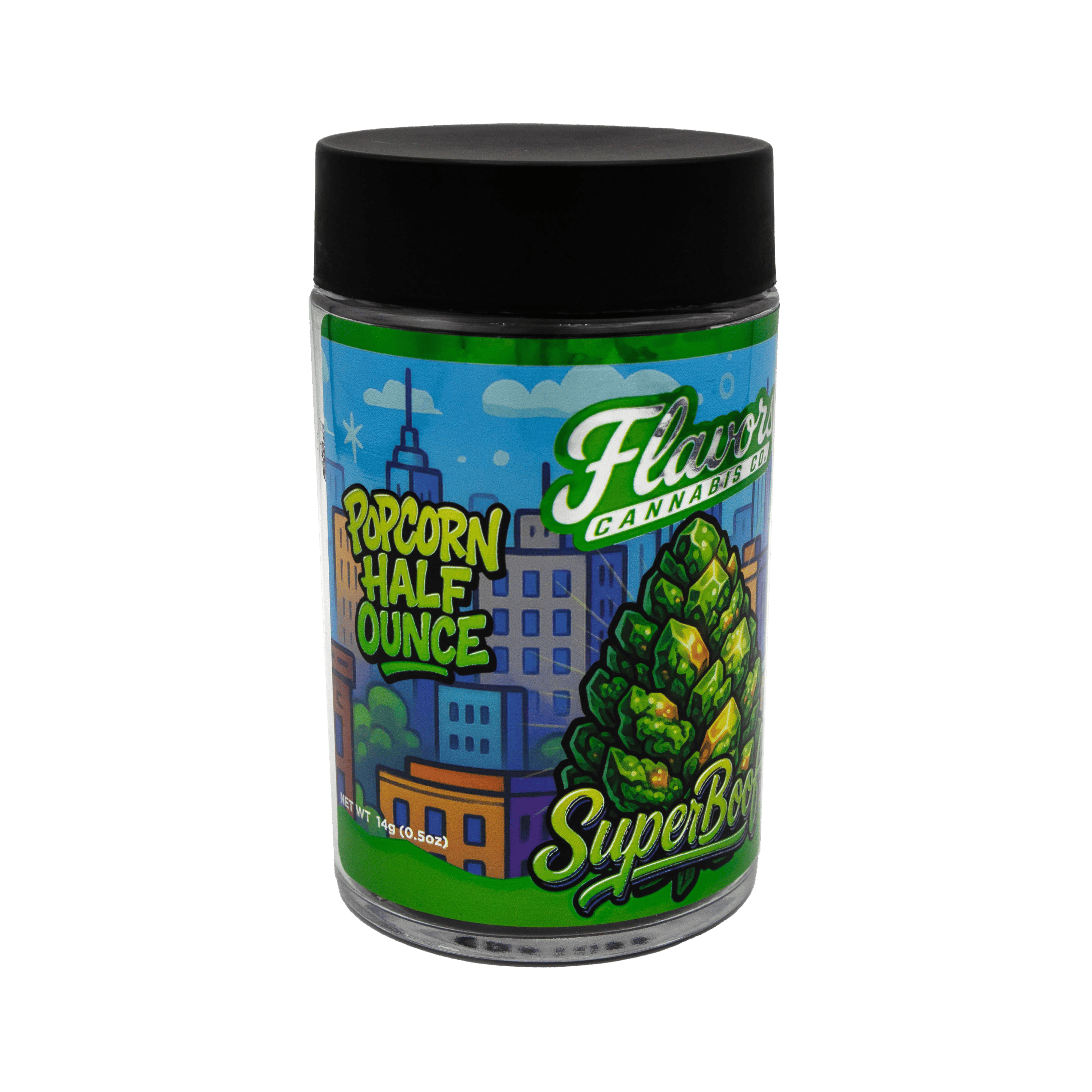 Flavors Cannabis Co - Popcorn Flower - Super Boof (H) (14.0g)