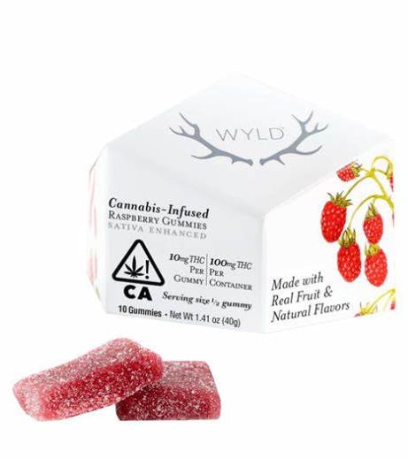 Photo of Raspberry Sativa Enhanced Gummies