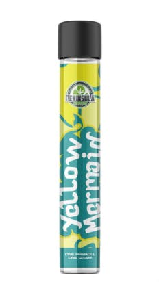 Yellow Mermaid Pre Roll Sativa/Hybrid by Peninsula Gardens – Pre-Rolls at Gatsby Cannabis