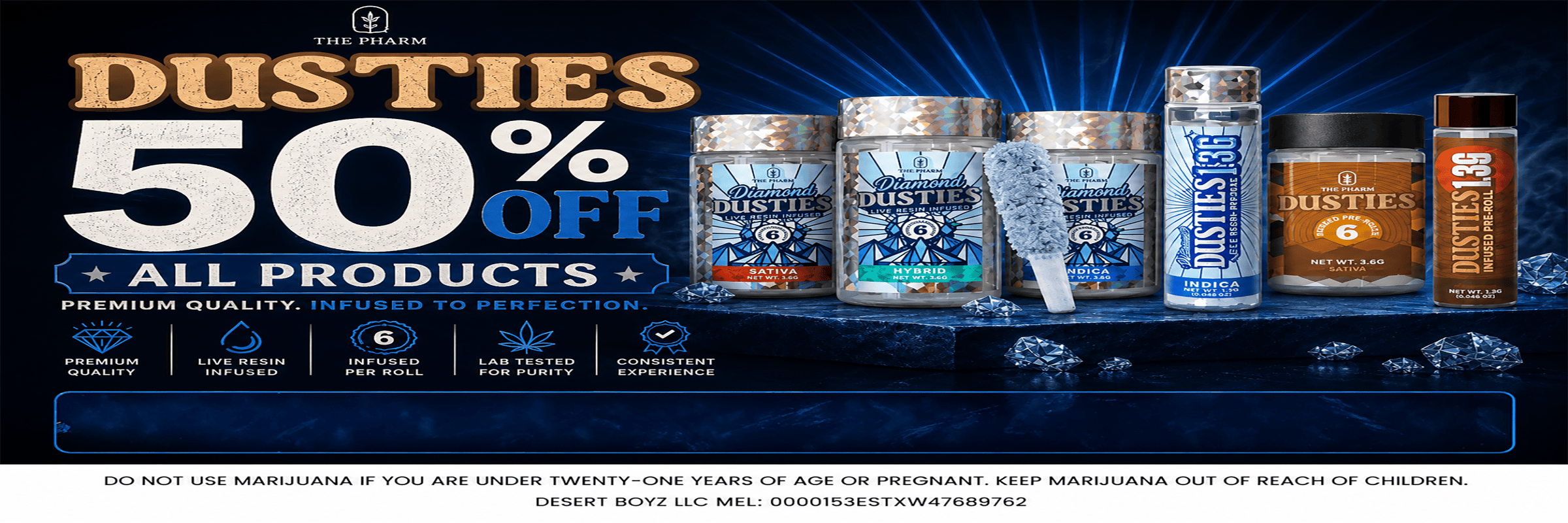 50% OFF | All Products | Dusties