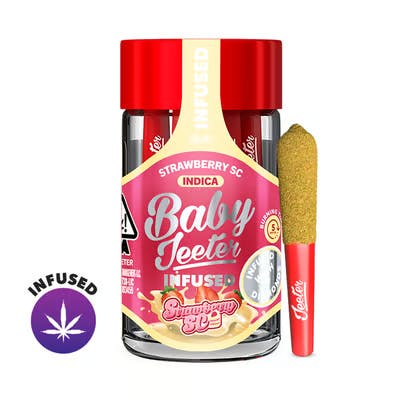 Jeeter - 5-Pack .5g Quad Infused Prerolls - Strawberry Shortcake