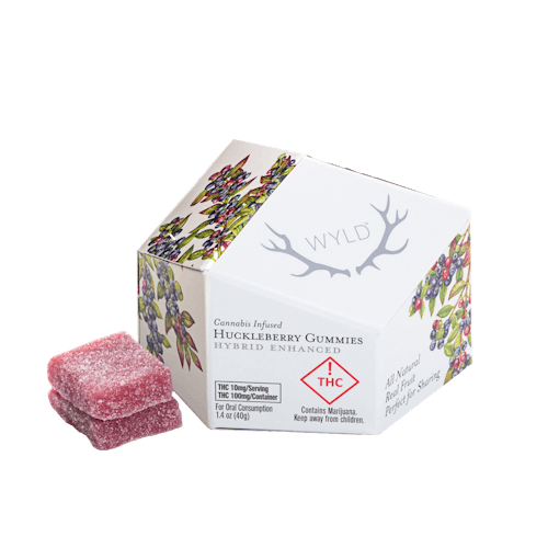  Wyld Huckleberry Hybrid  Gummies 100mg photo