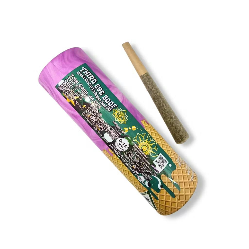 Ice Kream Hash - 1g Rosin Infused Preroll - Third Eye Boof