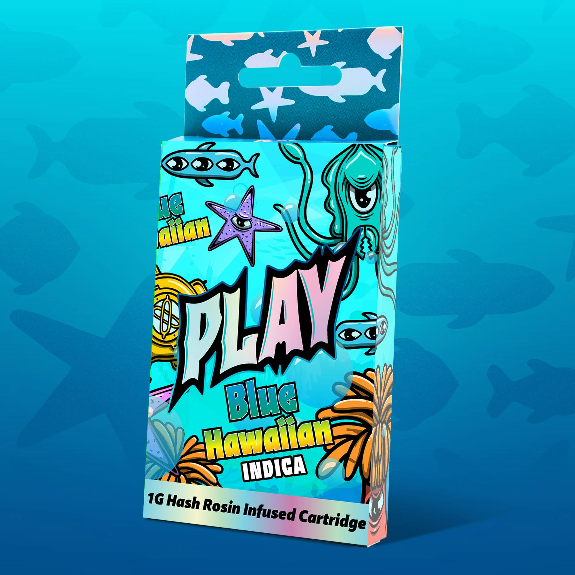 Play | Blue Hawaiian | 1g | Hash Rosin Cartridge