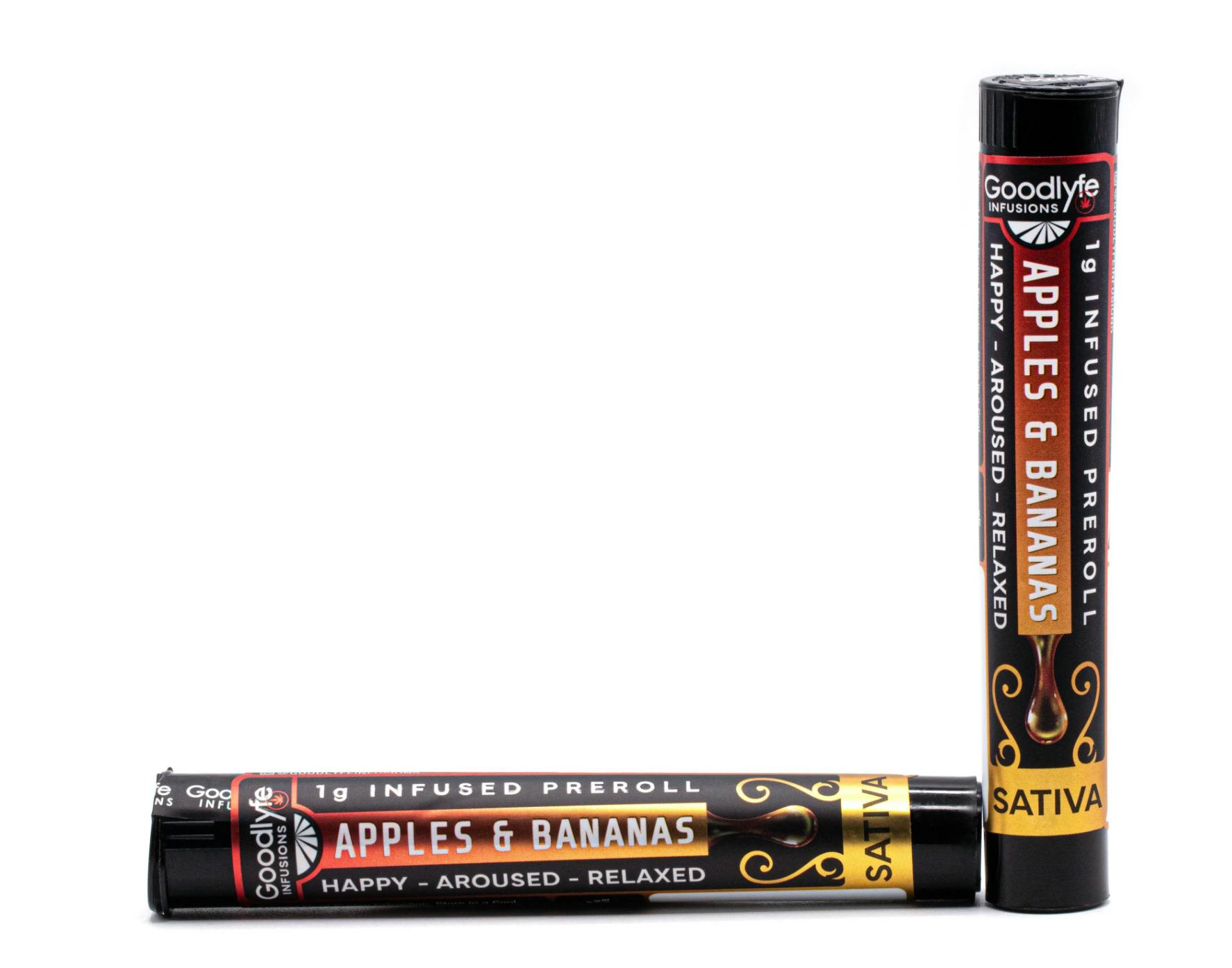 Goodlyfe Apples & Bananas 1g Infused Pre-Roll