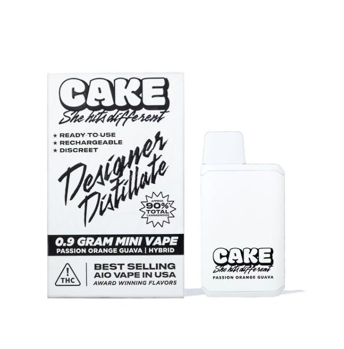 Cake Thc Vape THC-A + Delta-8 Disposable Vape | 1 Gram THC Cake XL  THCA+THCB Disposable Vape 6g Blend | ProCannabis